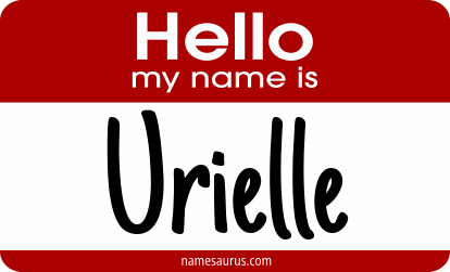 Hello my name is Urielle png download