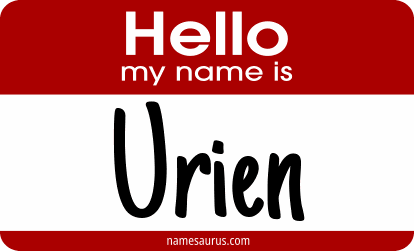 Hello my name is Urien png download