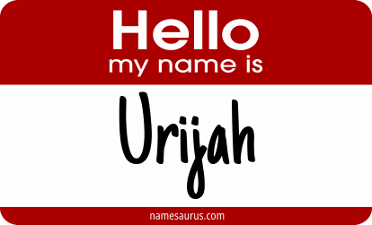 Hello my name is Urijah png download
