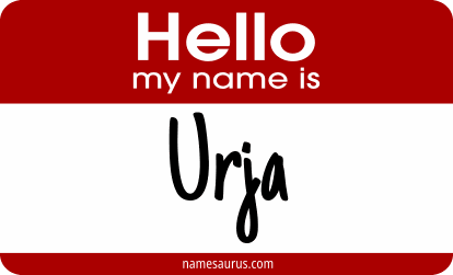 Hello my name is Urja png download