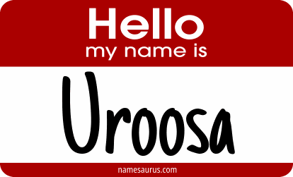 Hello my name is Uroosa png download