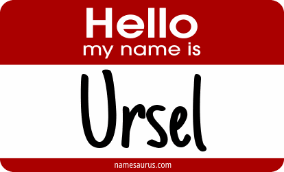Hello my name is Ursel png download