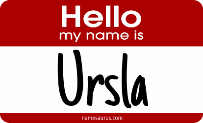 Hello my name is Ursla png download