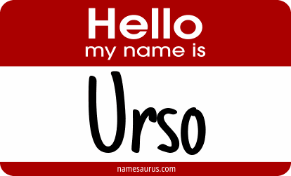 Hello my name is Urso png download