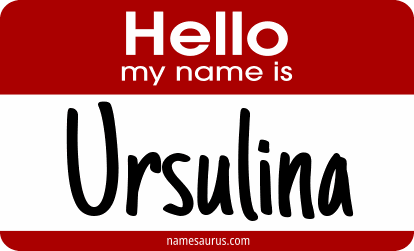 Hello my name is Ursulina png download