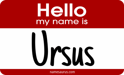 Hello my name is Ursus png download