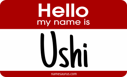 Hello my name is Ushi png download
