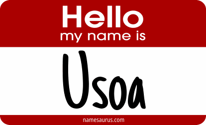 Hello my name is Usoa png download