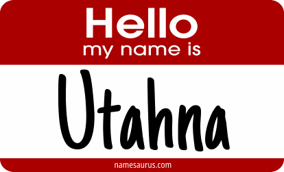 Hello my name is Utahna png download
