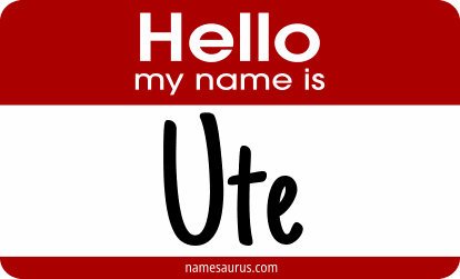 Hello my name is Ute png download