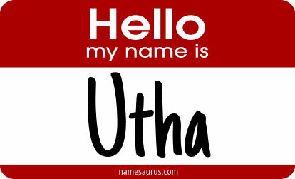 Hello my name is Utha png download