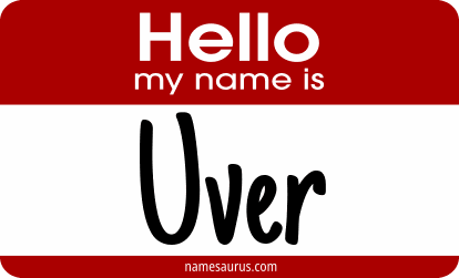 Hello my name is Uver png download