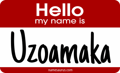 Hello my name is Uzoamaka png download