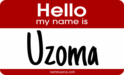 Hello my name is Uzoma png download
