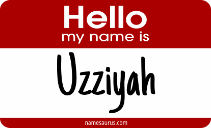 Hello my name is Uzziyah png download