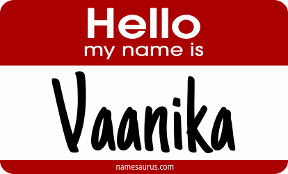 Hello my name is Vaanika png download