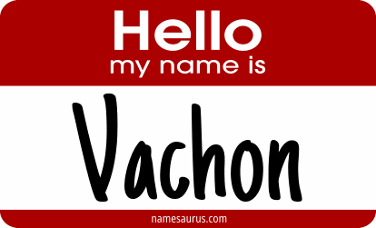 Hello my name is Vachon png download
