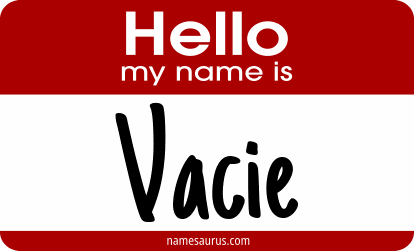 Hello my name is Vacie png download