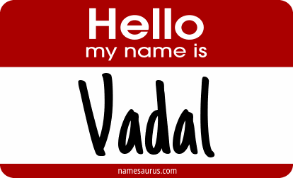 Hello my name is Vadal png download