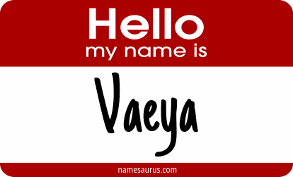 Hello my name is Vaeya png download