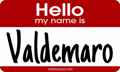 Hello my name is Valdemaro png download