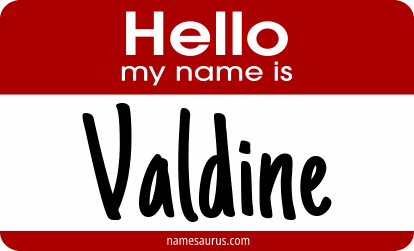 Hello my name is Valdine png download