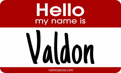 Hello my name is Valdon png download
