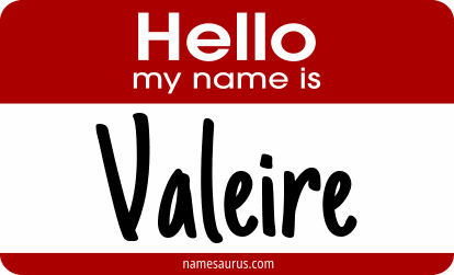 Hello my name is Valeire png download