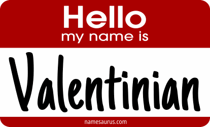 Hello my name is Valentinian png download
