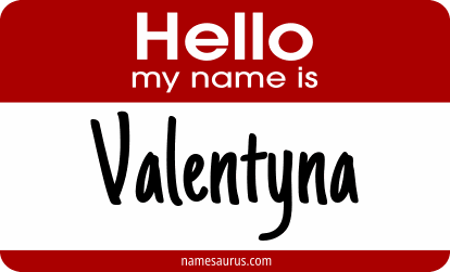 Hello my name is Valentyna png download