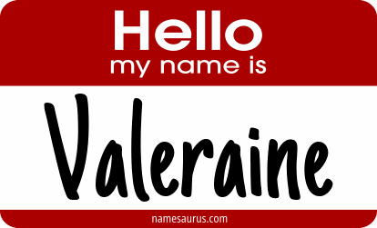 Hello my name is Valeraine png download