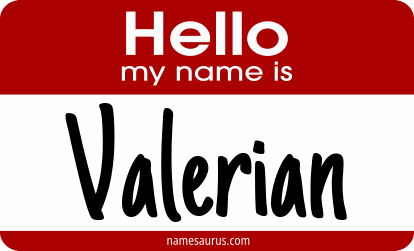 Hello my name is Valerian png download