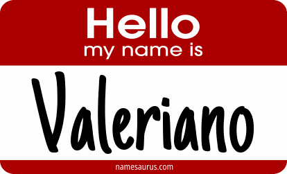 Hello my name is Valeriano png download