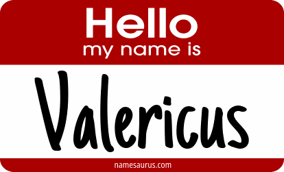 Hello my name is Valericus png download