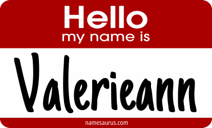 Hello my name is Valerieann png download