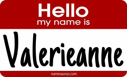 Hello my name is Valerieanne png download