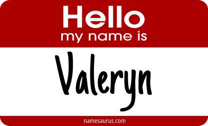 Hello my name is Valeryn png download