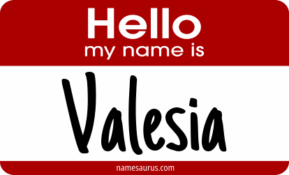 Hello my name is Valesia png download