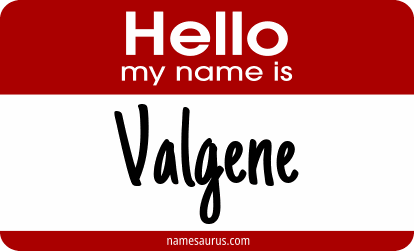 Hello my name is Valgene png download