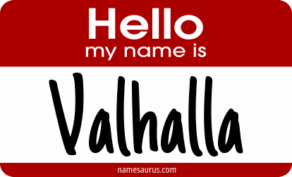 Hello my name is Valhalla png download