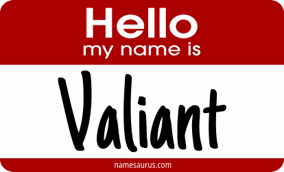 Hello my name is Valiant png download