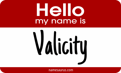 Hello my name is Valicity png download