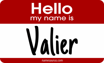 Hello my name is Valier png download