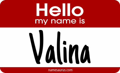 Hello my name is Valina png download