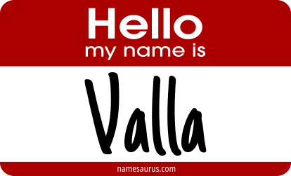 Hello my name is Valla png download