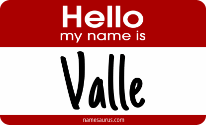Hello my name is Valle png download