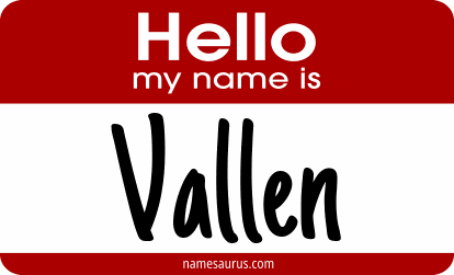 Hello my name is Vallen png download