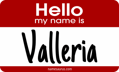 Hello my name is Valleria png download