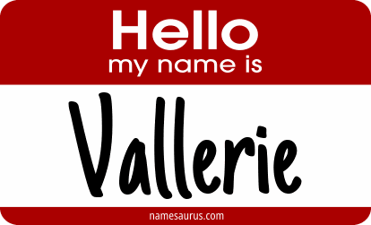Hello my name is Vallerie png download