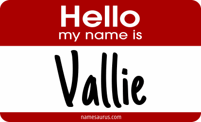 Hello my name is Vallie png download
